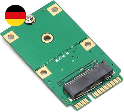 M.2 SSD zu SATA Adapter, M.2 NGFF zu MSATA Konverter, Unterstützt M2 SSD 2242 22