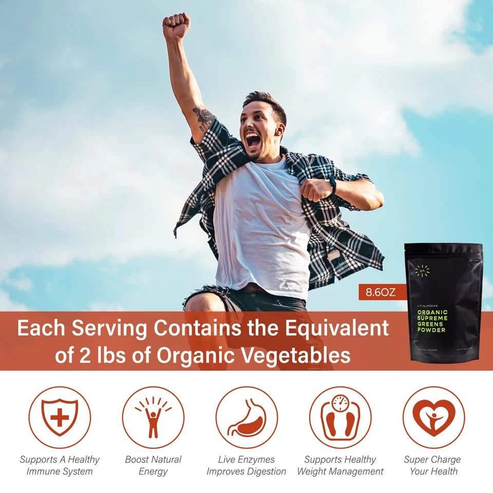 Organic Supreme Greens with MSM Powder™ - Image 4 of 4