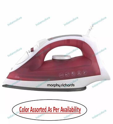 Morphy Richards Glide 1250 W Steam Iron Vertical and Horizontal Coated Soleplate