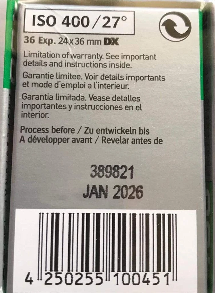 APX 400 135-36 Negativ-Filme - Bild 3 von 3