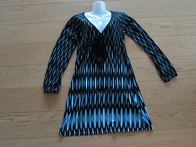 JUNGSTIL super schönes Kleid Jersey Gr. 36/38 schwarz blau NEU
