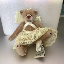 Ganz Cottage Collectibles Miniature 5 Inch Bear By Lorraine Chien "Angie" Angel