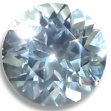 Natural Sapphire White Round Brilliant Faceted Loose Gemstones since 1989 USA