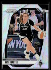 2024-25 Panini Prizm WNBA Silver Kate Martin RC Las Vegas Aces #126