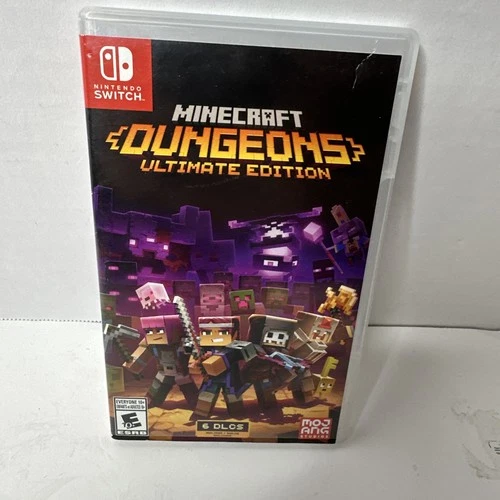 MINECRAFT DUNGEONS ULTIMATE EDITION Nintendo Switch RPG CIB 2021
