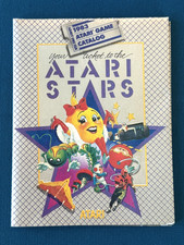 VTG 1983 Atari 2600 Video Game Catalog Fold Out Brochure