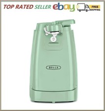 BELLA Electric Can Opener and Knife Sharpener, Multifunctional Jar and Bottle