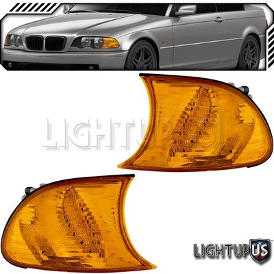 Pair LH RH Halogen Corner Lights for BMW 00-01 323Ci 328Ci 325Ci 330Ci