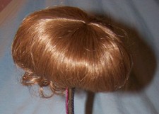 Bell Doll Wig-9-10 inch size-Precious style-Auburn color-Modacrylic Fiber-Lot 38