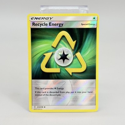 Pokémon Recycle Energy 212/236 Sm-Unified Minds Special Energy Reverse Holo NM