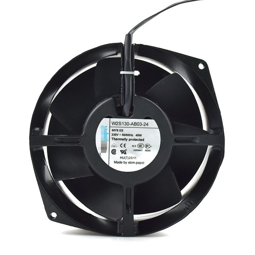 All Metal Cooler Cooling Fan W2S130-AB03-24 for 230V 17CM 2-wire - Afbeelding 3 van 3