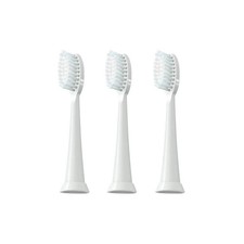 TAO Clean Sonic Electric Toothbrush Replacement 1 Count Pack of 3 , White