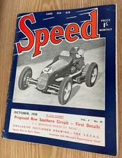 Speed Magazine October 1938 Vol  4 No. 40