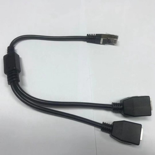 RJ45 Ethernet Splitter Kabel, 1 Stecker auf 2 Buchse Ethernet Anschluss Kab3096 - Bild 6 von 7