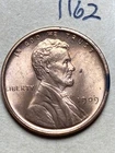 1909-VDB LINCOLN WHEAT CENT, VERY HIGH GRADE AU, Almost Uncirculated #1162