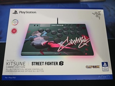 Razer Kitsune Wired Fighting Stick for Sony PlayStation 5 - SF6 Cammy Edition