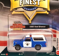 Racing Champions 1980 Ford Bronco Americas Finest Police California Hwy Patrol D
