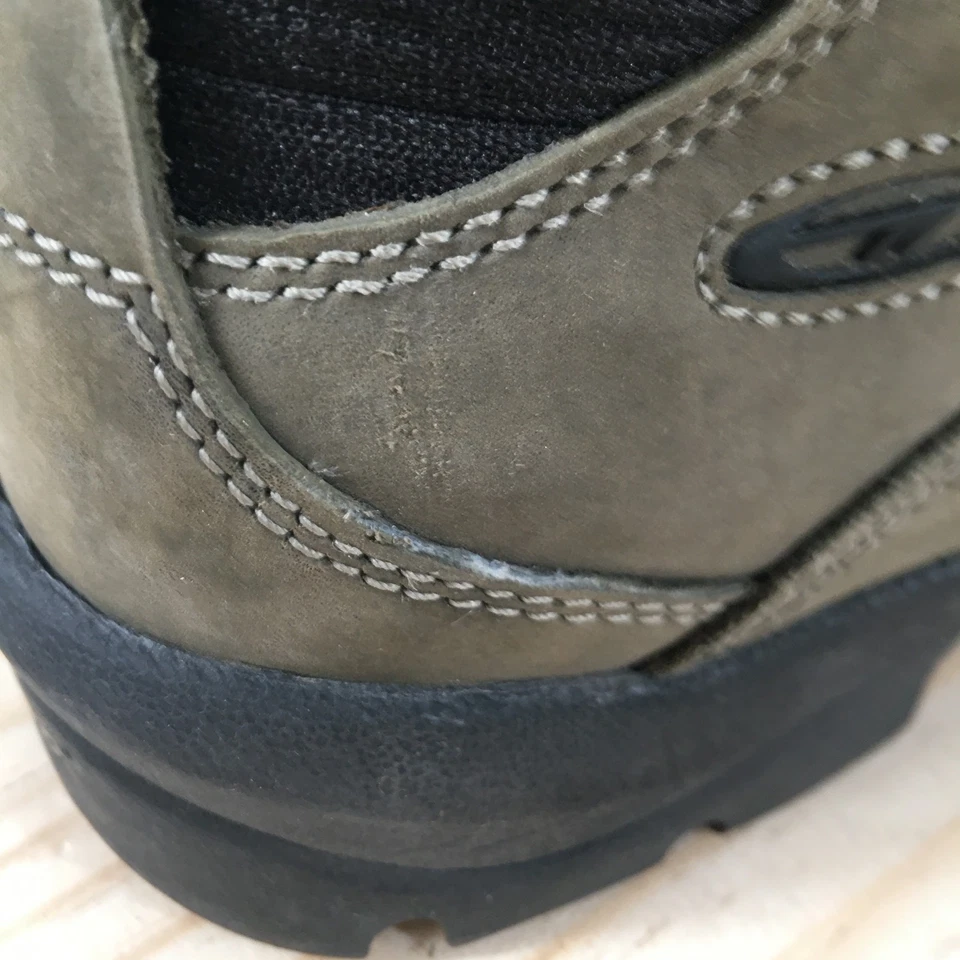 Botas Hi Tec para Mujer 7.5 Altitud Exterior Senderismo Botín Cuero Verde Con Cordones Foto 4 de 4