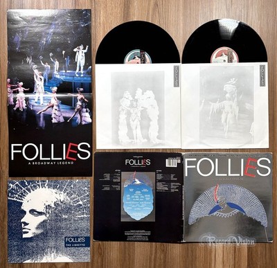Follies: A Broadway Legend (1987) 2-LP Vinyl   Sondheim London Cast Soundtrack