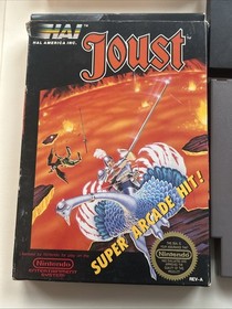 Joust Nintendo NES Box Game Styrofoam Sleeve No Manual Tested Clean
