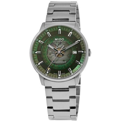 New Mido Commander Gradient Automatic Green Men's Watch M021.407.11.411.03