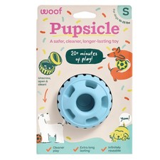 WOOF Party Pupsicle Interactive Dog Toy for Small Dogs - Long-Lasting  Low-Mess
