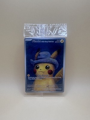 Pokemon TCG: Van Gogh Pikachu with Grey Felt Hat SVP 085 Promo Card New Sealed
