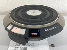 Denon DP-3000 Direct Drive Servo Turntable Analog Record Player Tested Working