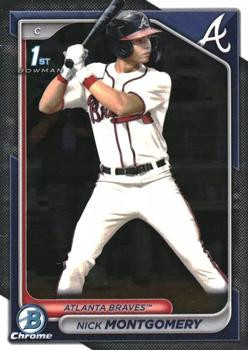 2024 Bowman Draft Chrome #BDC-129 Nick Montgomery 1st Atlanta Braves