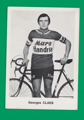 CYCLING cycling card GEORGES CLAES team MARS FLANDRIA