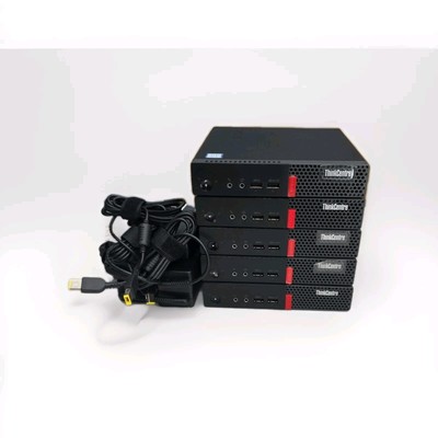 Lots of 5)Lenovo ThinkCentre M710q Tiny i3-6100T 8GB , 256gb SSD