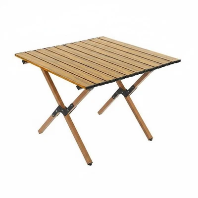 Table de Camping Pliante Portable Table de Barbecue Pliable Compact pour Marché - Photo 1/4