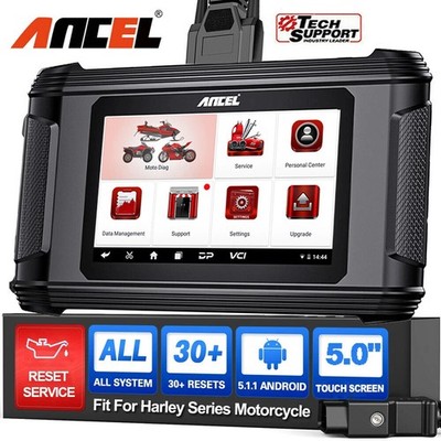 ANCEL MT510 Motorcycle OBD2 Scanner Diagnostic Tool All System Scan For HARLEY