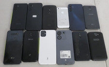 Lot Of 12 Various Smartphones For Parts Repair Damage Issues