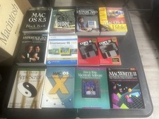 Lot Of 12 Vintage apple macintosh Books Guides 1 