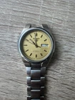 Vintage Seiko 5 Automatic 21 Jewels Japan Made Golden Dial Men’s Watch 7S26-03B0