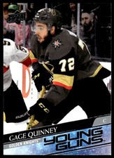 2020-21 Upper Deck Young Guns Gage Quinney Rookie Vegas Golden Knights #454 R3