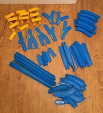 Tomy - Trackmaster Blue Track Pieces - Thomas the Tank Engine- over 70 pieces