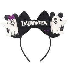 Mickey Minnie Mouse Ears Halloween Spider Web Headband Costume Accessory