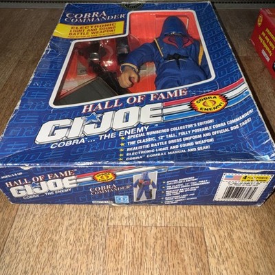 GI Joe Cobra Commander 12” Hasbro Hall Of Fame Action Figure 1991