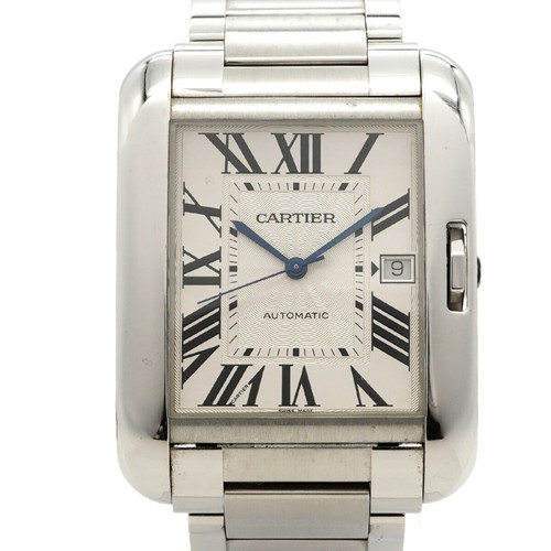 Cartier Tank Anglaise XL W5310008 Silver Dial Men's Watch GZl1hykr