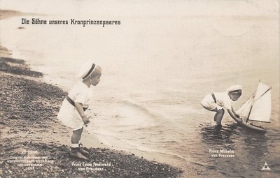 787675) AK Adel Preußen - die Söhne unseres Kronprinzenpaares gel. 1910