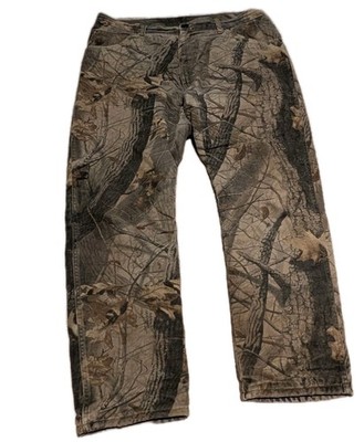 Wrangler Rugged Wear Lined Camo Jeans Mens 36x32 (31