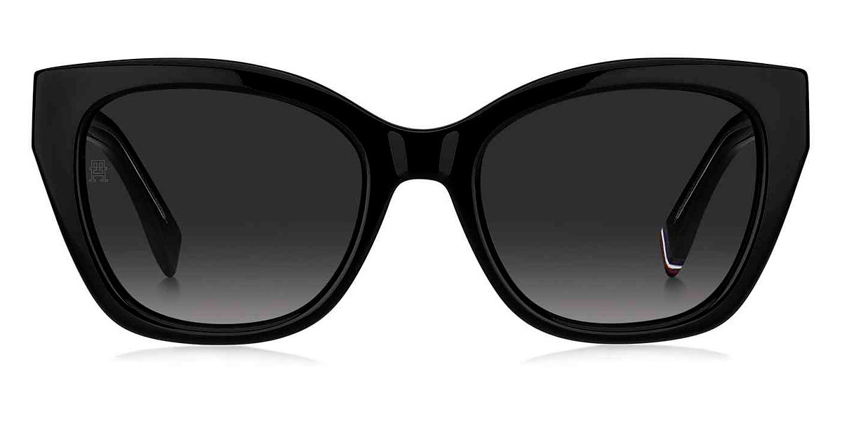 Tommy Hilfiger TH 1980S Sunglasses Black Gray Shaded 52mm New 100 Authentic 25290₽