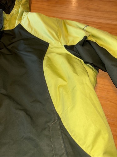 Columbia two-tone green hooded winter parka men’s 2X. Nice!!!! - Picture 2 of 8