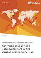 Customer Journey Und User Experience In Der Anwendungsentwicklung. Die...