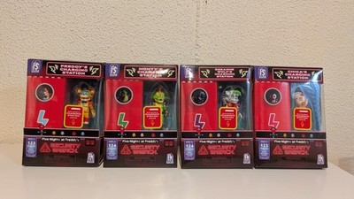 2025 Phatmojo FNaF Charging Station Security Breach Construction set of 4 