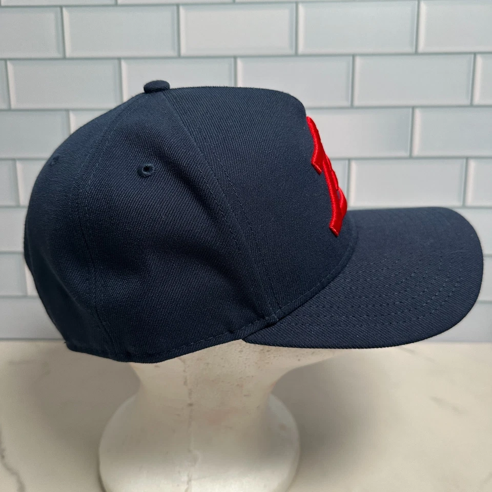 LA Los Angeles Clippers Hat Script New Era 9Fifty Logo Blue Red NBA Snapback - Image 4 of 4