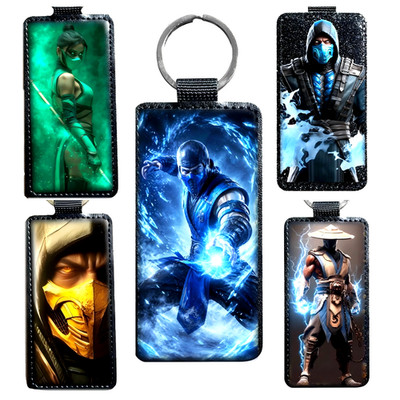 Mortal kombat game style design handmade KEYCHAIN Backpack TAG  Accessories Gift