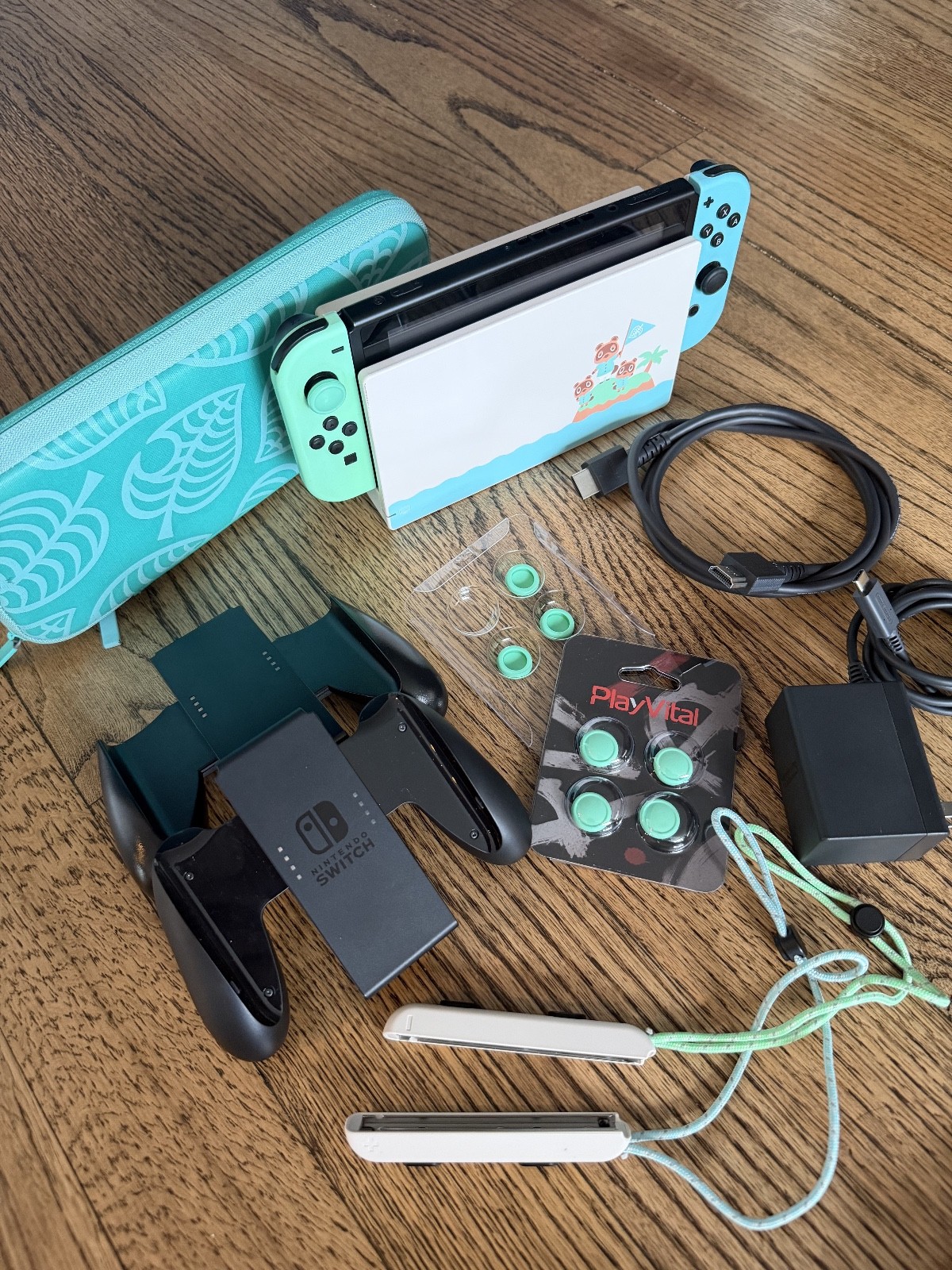Nintendo Switch Animal Crossing New Horizons Edition  With Accessories And Games